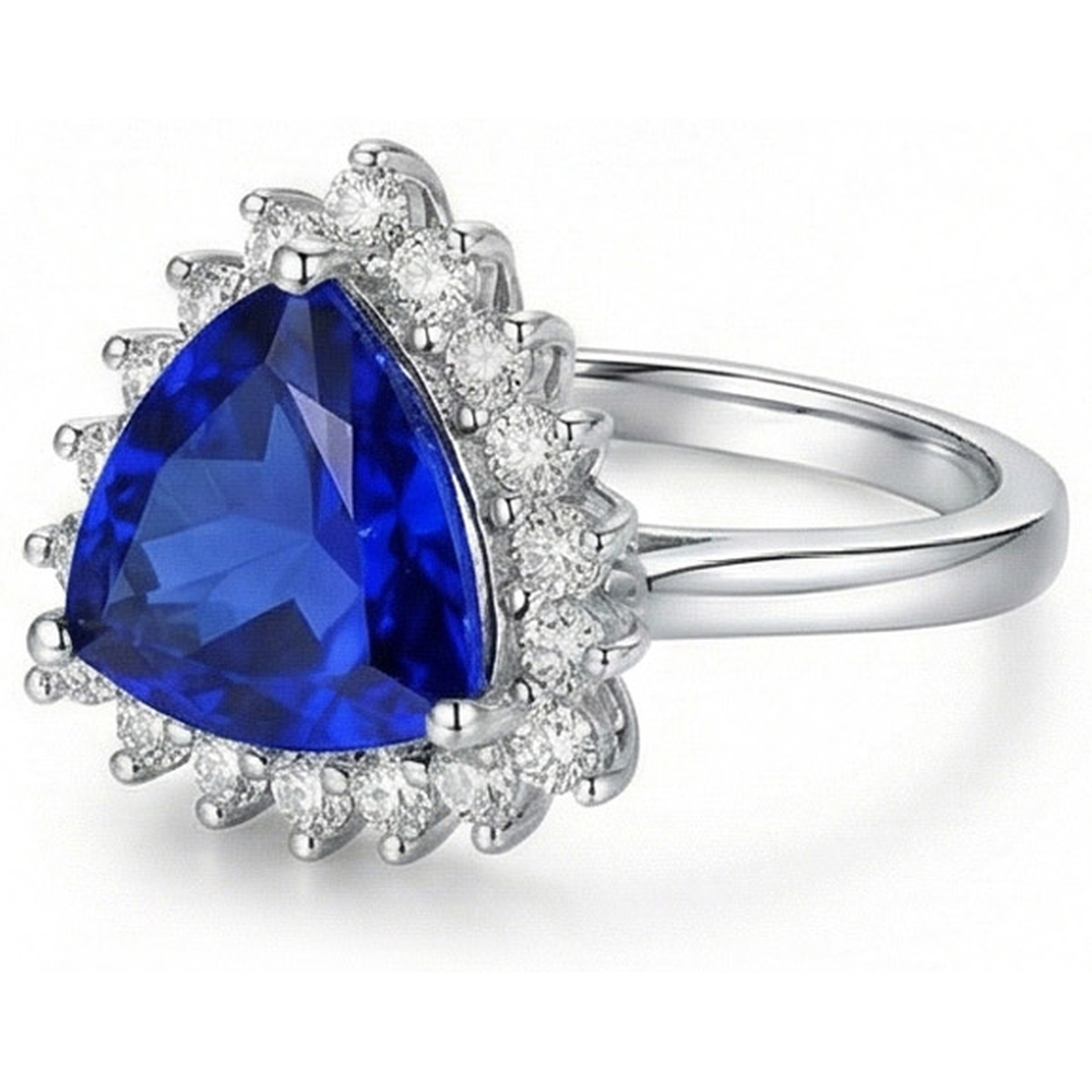 naturel round diamant 3.50carats bague détail rapproché