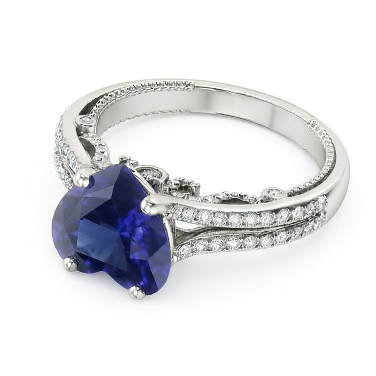 naturel round diamant 4.50carats bague détail rapproché