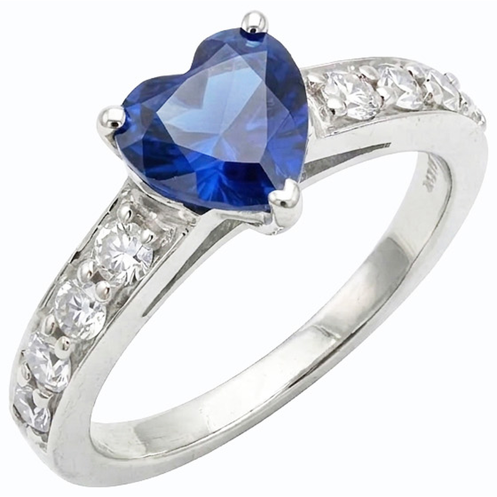 naturel round diamant 3.50carats bague avec accents diamants