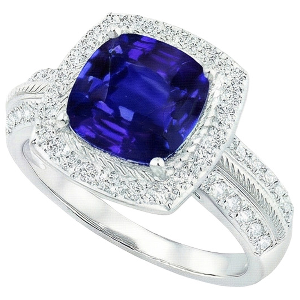 naturel round diamant 3.25carats bague vue de dessus