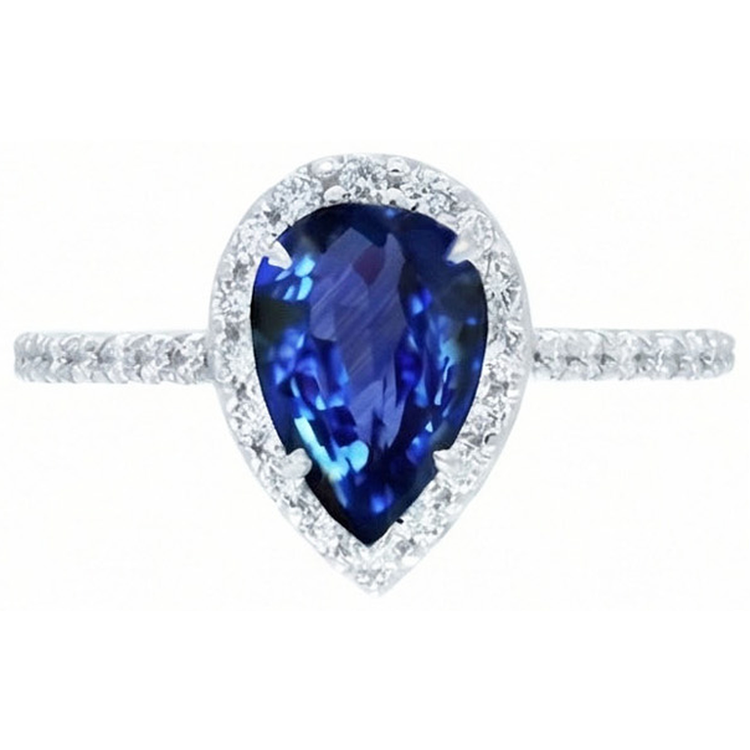 naturel round diamant 2.30carats bague détail rapproché