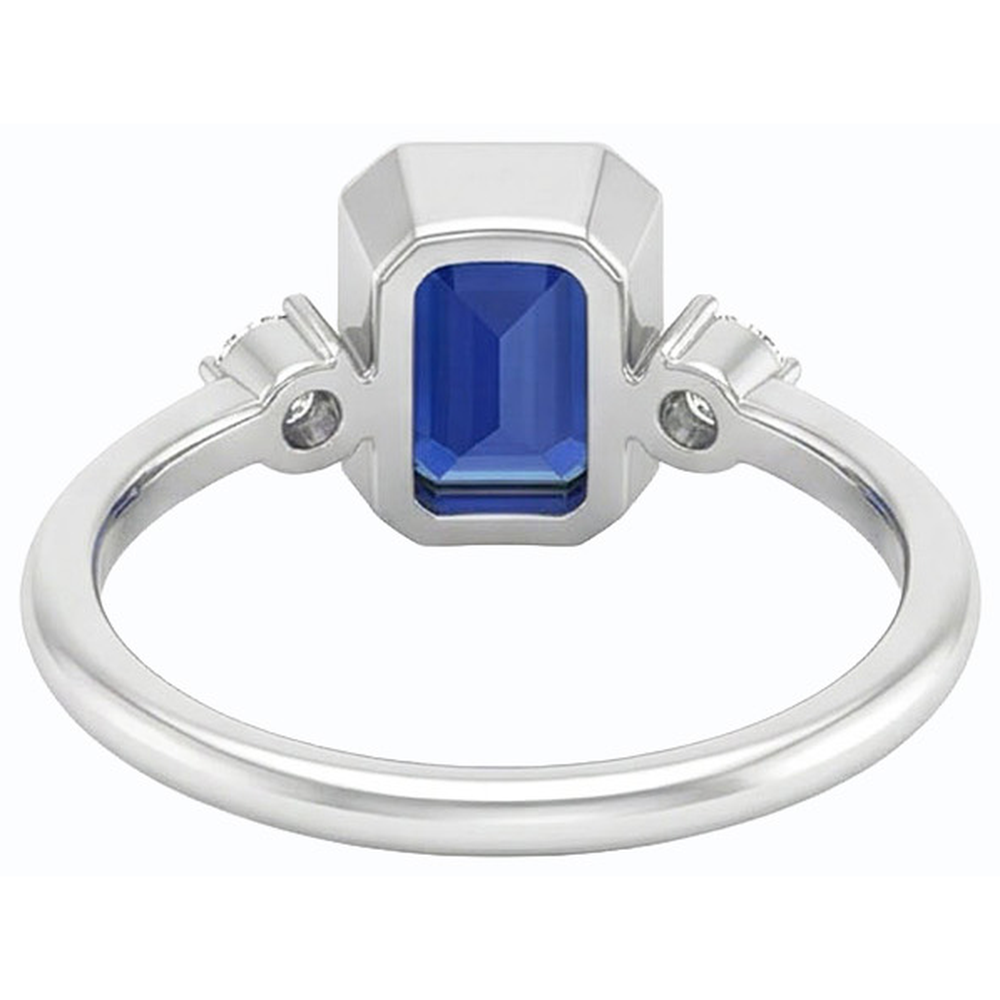naturel round diamant 1.75carats bague vue de profil
