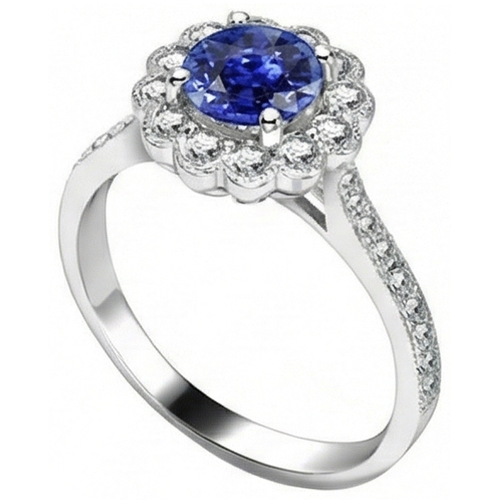 naturel diamant 3carats bague détail rapproché