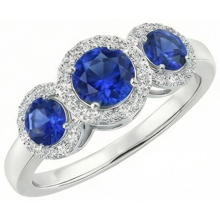 naturel diamant 4.50carats bague vue de dessus