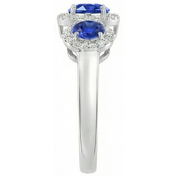 naturel diamant 4.50carats bague sur blanc