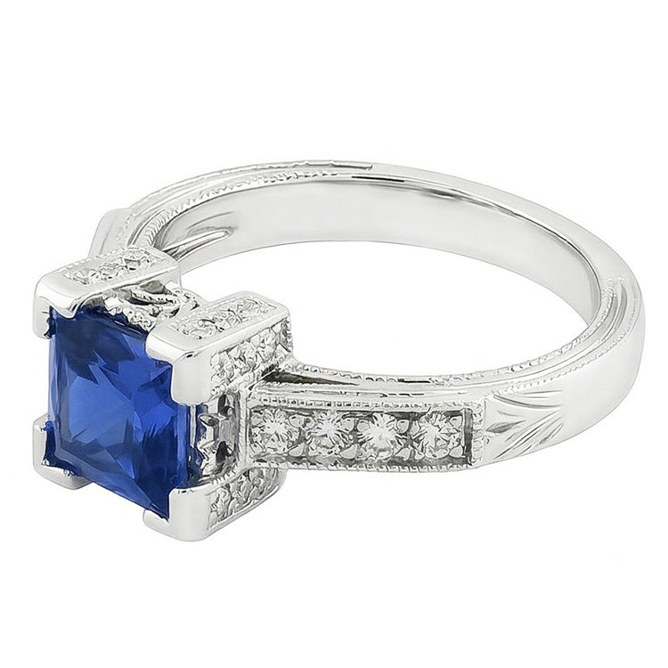 naturel diamant 2.80carats bague vue de dessus