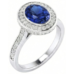 Bague Diamant Naturel 3.40 Carats
