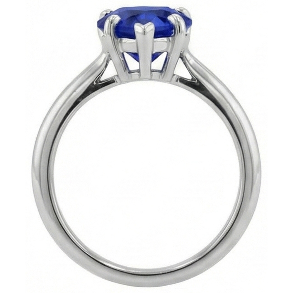 naturel diamant 2.50carats bague vue de profil