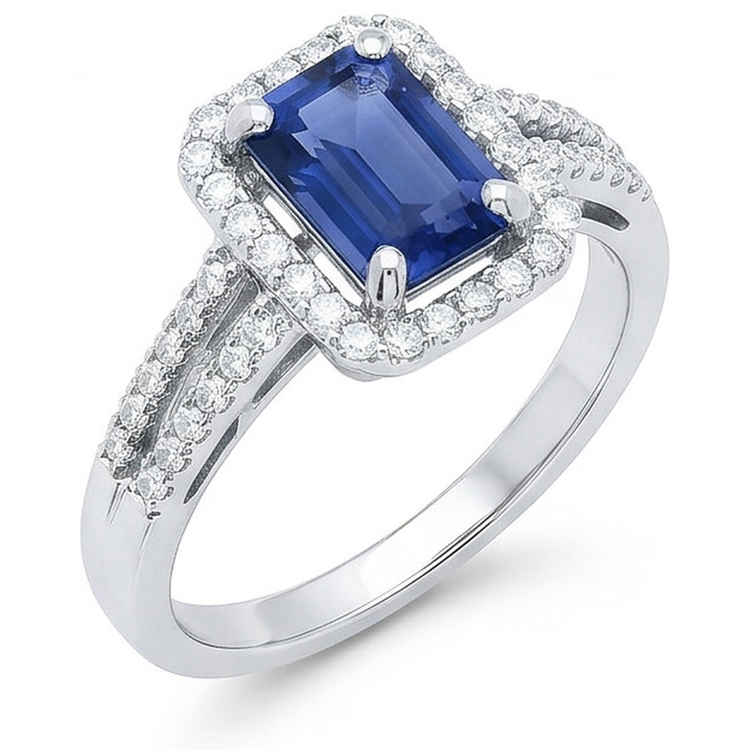 naturel diamant 4carats bague détail rapproché