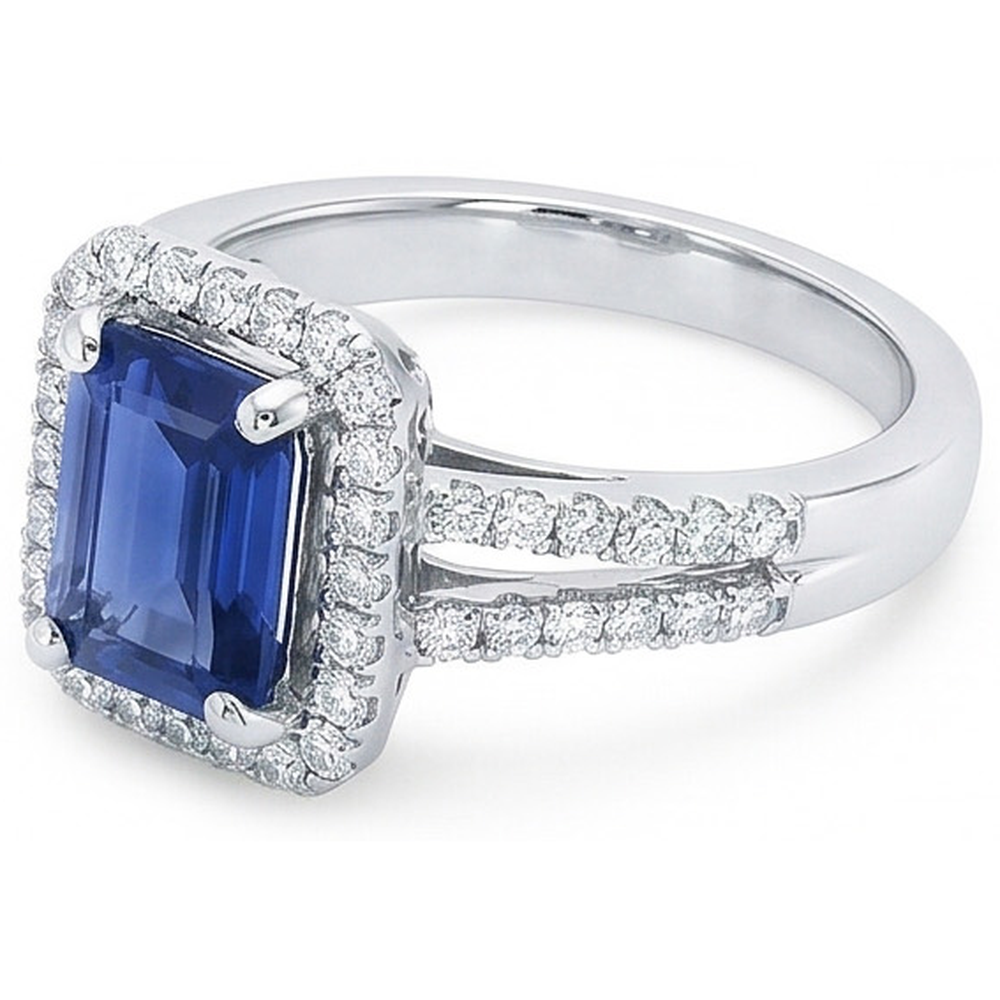 naturel diamant 4carats bague vue de dessus