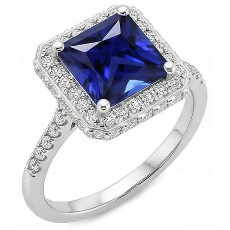 naturel diamant 6carats bague angle de côté