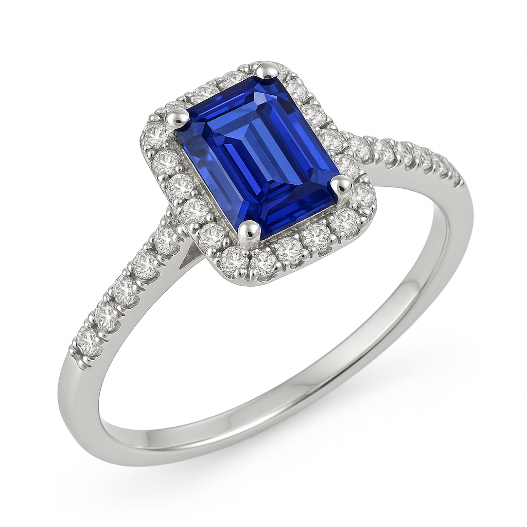 naturel diamant 4.25carats bague vue de dessus
