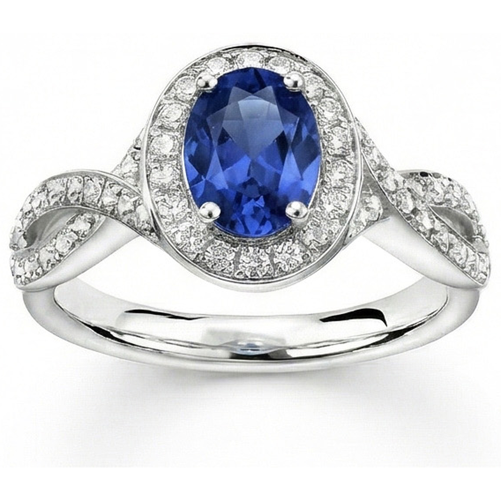 naturel round diamant 1.55carats bague angle de côté