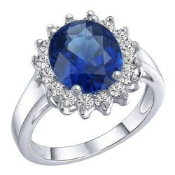 Bague Saphir Naturel 3.50 Carats