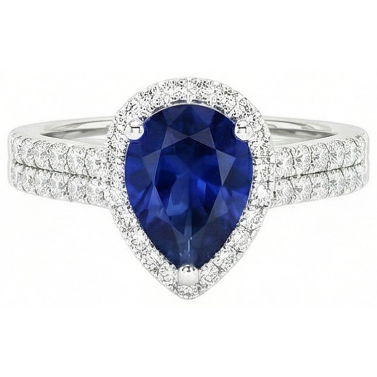 naturel round diamant 2.75carats bague angle de côté