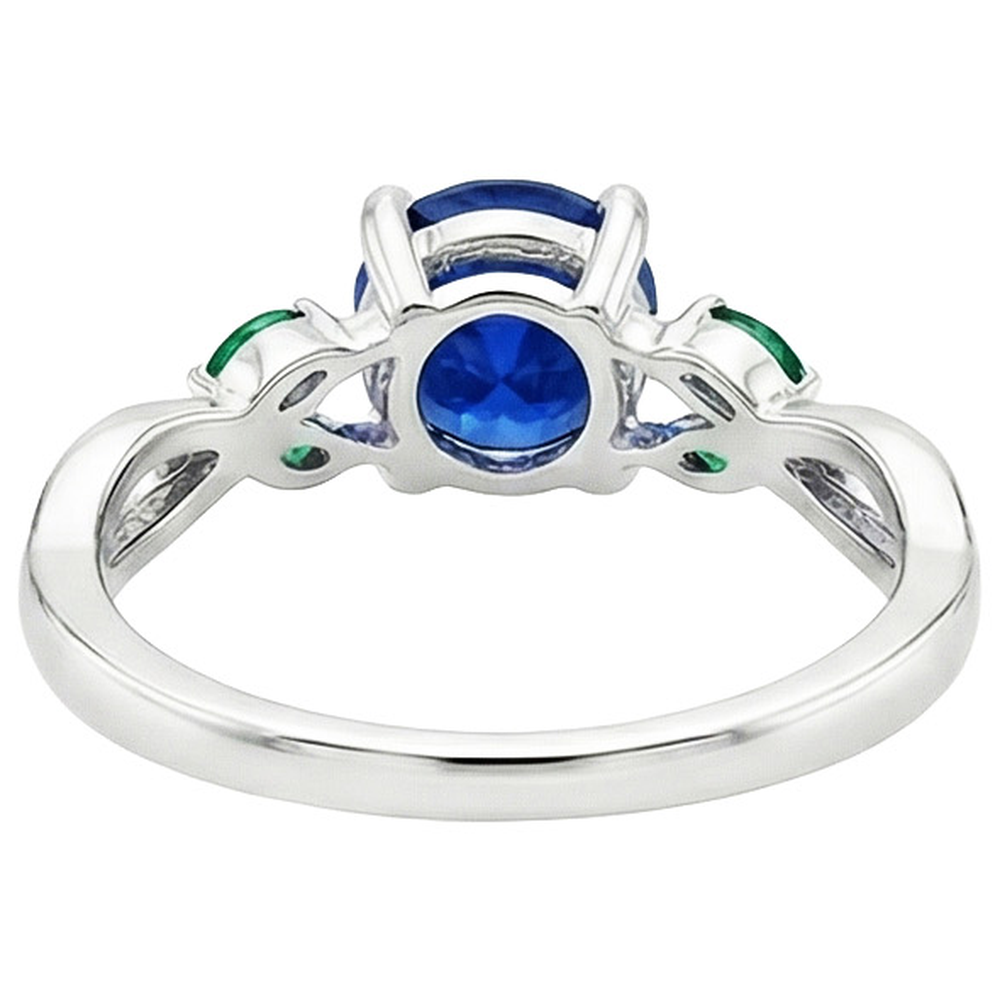 naturel marquise diamant 3carats bague sur blanc