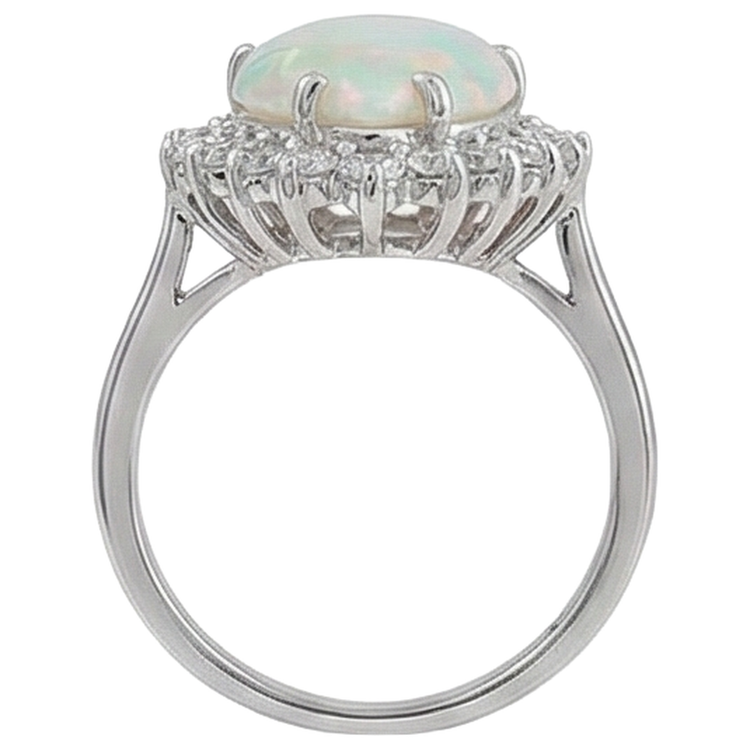 naturel round diamant 11.75carats bague vue de dessus