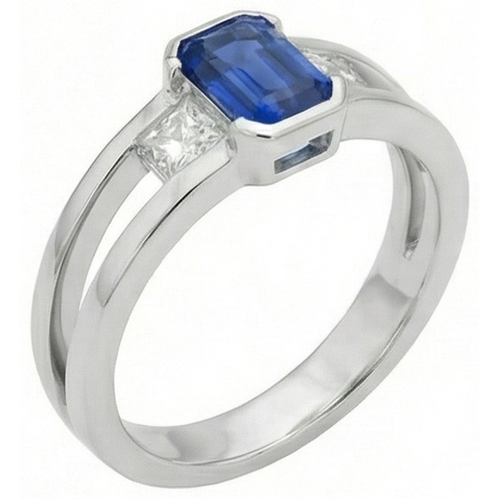 naturel diamant 1.25carats bague détail rapproché