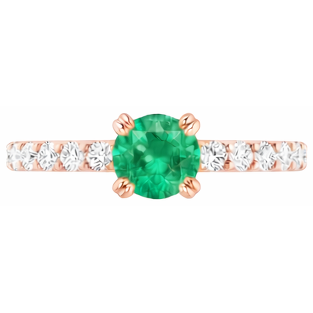 naturel round diamant 2.50carats bague angle de côté