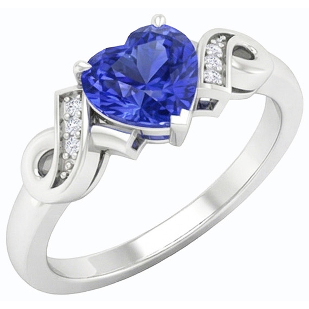 naturel round diamant 1.75carats bague vue de face