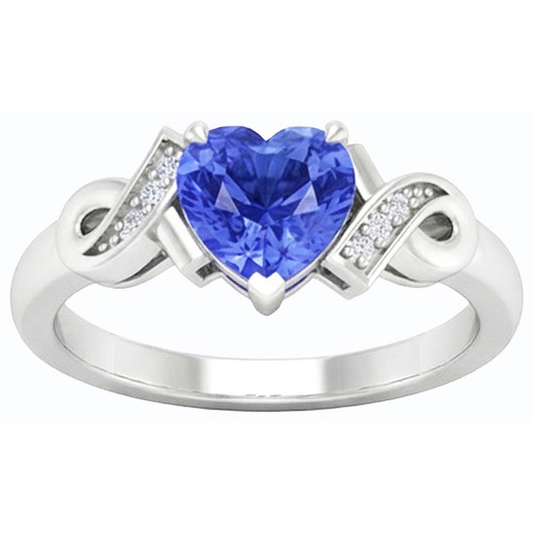 naturel round diamant 1.75carats bague angle de côté