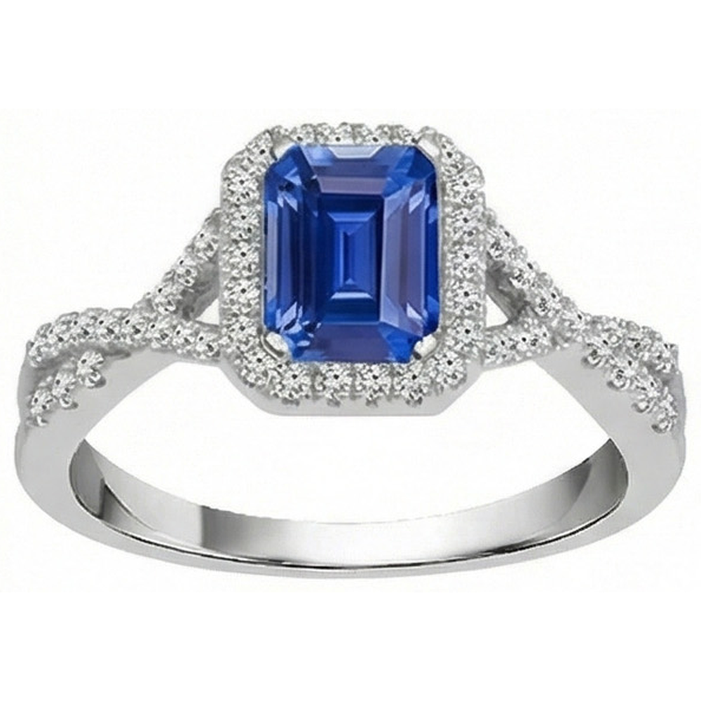 naturel diamant 3.50carats bague angle de côté