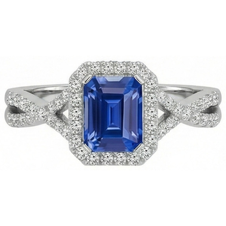 naturel diamant 3.50carats bague détail rapproché