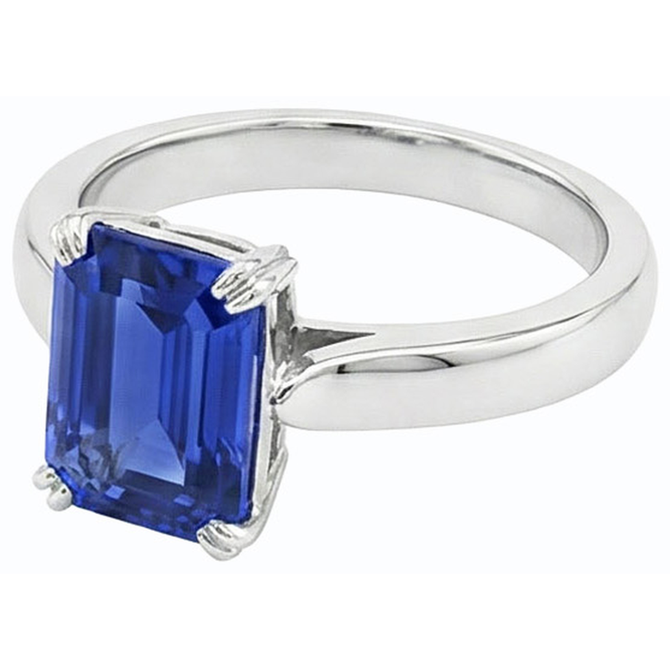 naturel diamant 3carats bague vue de profil
