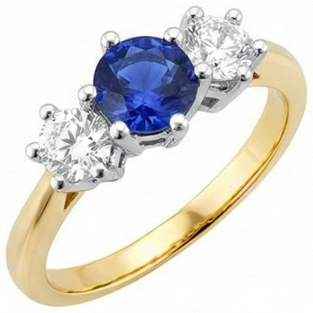 naturel diamant 3.50carats bague vue de face