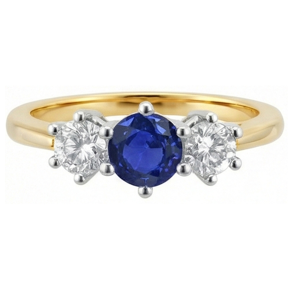 naturel diamant 3.50carats bague angle de côté