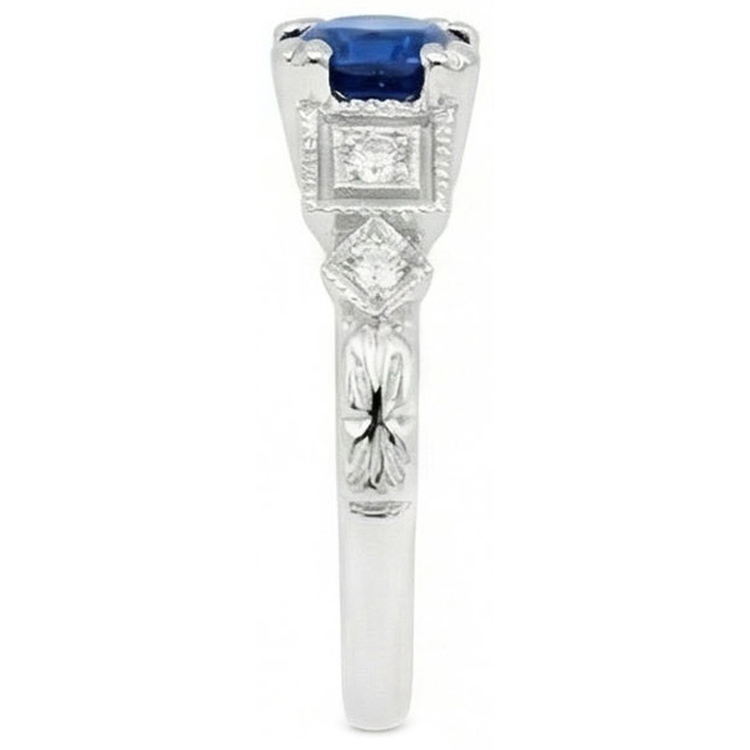 naturel round diamant 1.65carats bague détail rapproché