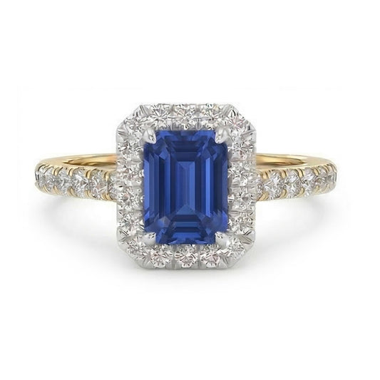 naturel diamant 3carats bague angle de côté