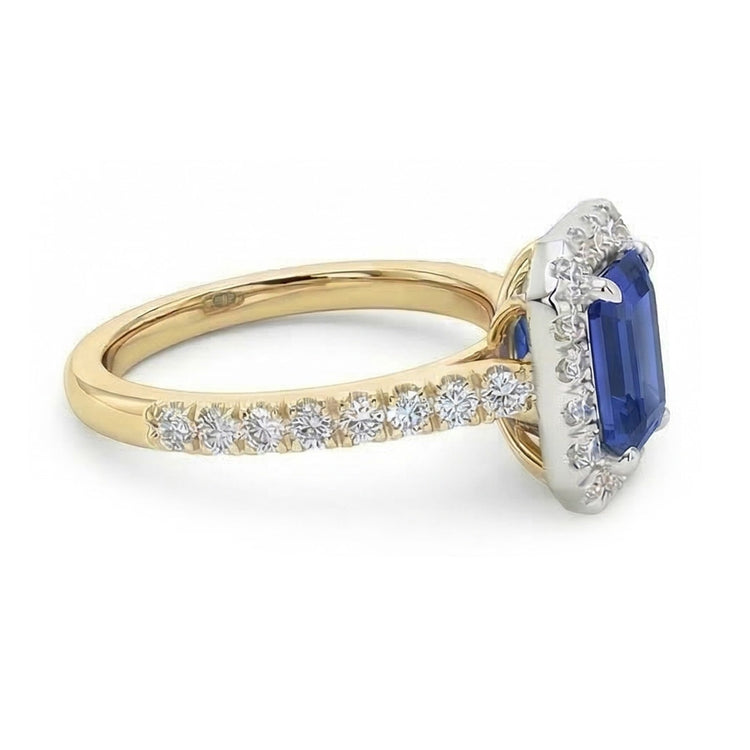 naturel diamant 3carats bague vue de dessus