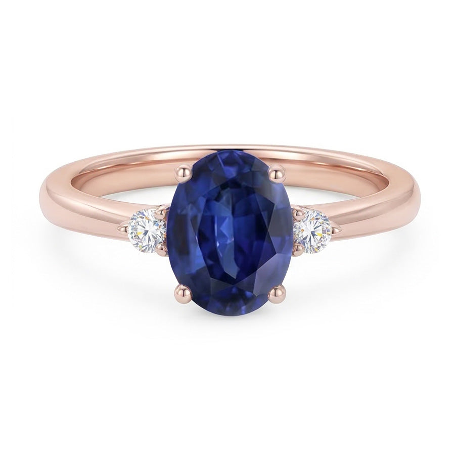 naturel round diamant 2.25carats bague détail rapproché
