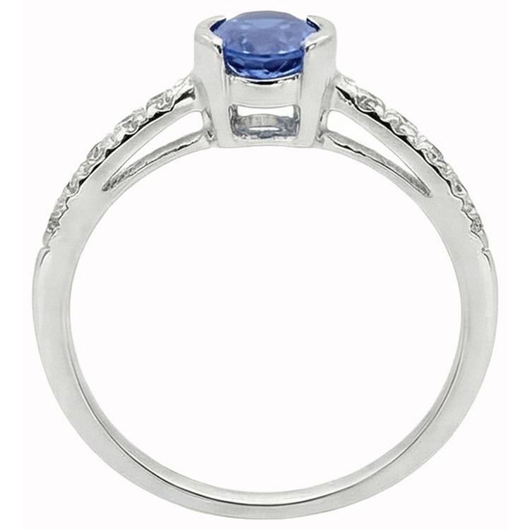 naturel round diamant 1.41carats bague sur blanc