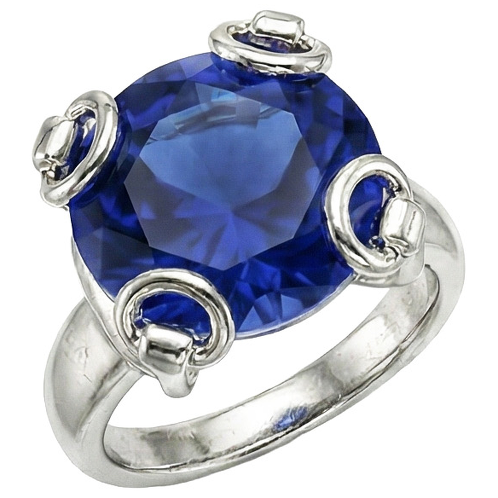 naturel diamant 7.01carats bague vue de face