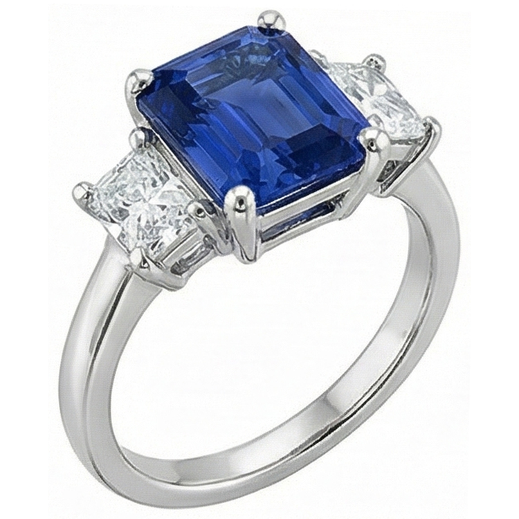 naturel diamant 2.50carats bague vue de dessus
