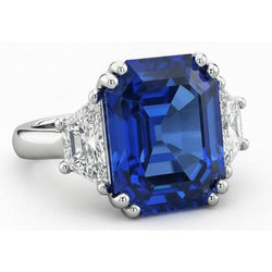 Bague De Fiançailles Diamant Naturels Extraits des Mines ( et non cultivés en laboratoire ) Saphir Celebrity