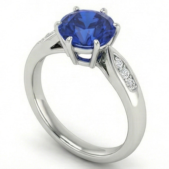 Bague Diamant Naturel 1.80 Carats