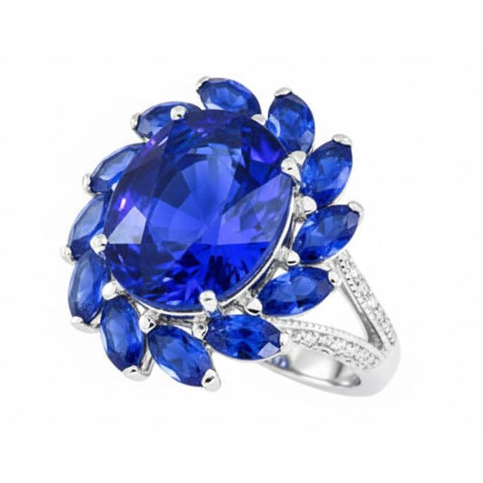 Bague Diamant Naturel 10.50 Carats
