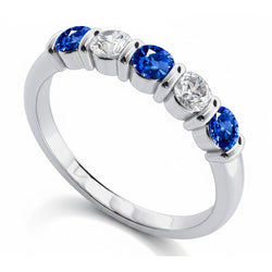 Bague Saphir Naturel 1.25 Carats