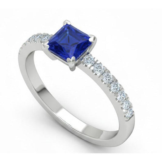 Bague Saphir Naturel 1.90 Carats