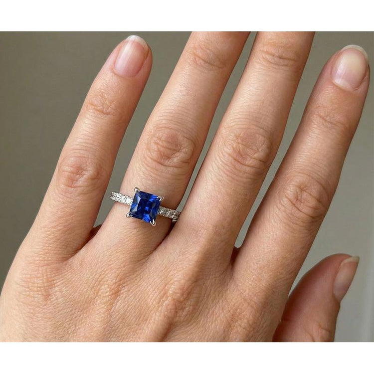 Bague Saphir Naturel 1.90 Carats