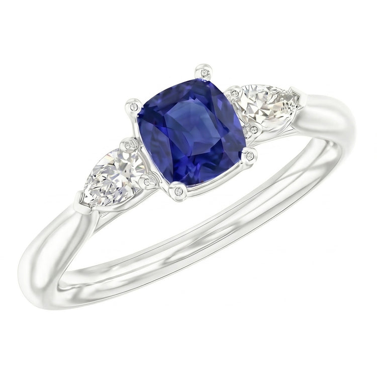 Bague Saphir Naturel 2 Carats