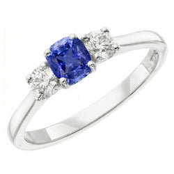 Bague Saphir Naturel 2 Carats