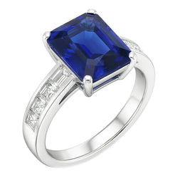 Bague Saphir Naturel 3 Carats