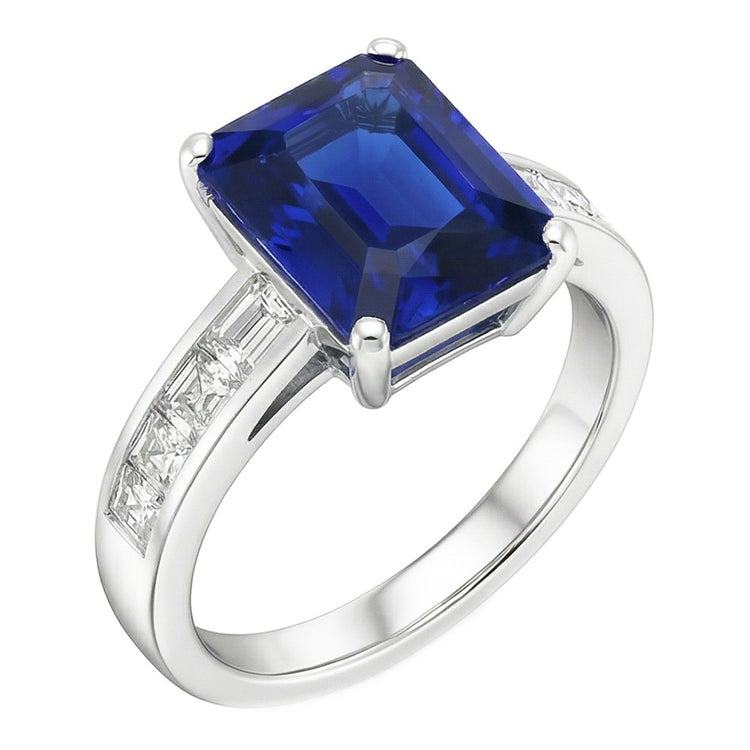 Bague Saphir Naturel 3 Carats