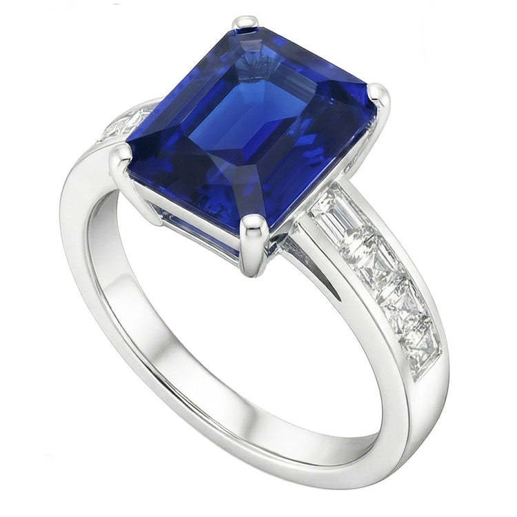 Bague Saphir Naturel 3 Carats