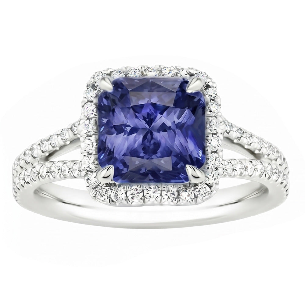 Bague Saphir Naturel 4 Carats