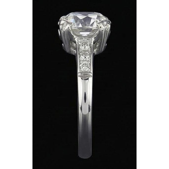 Bague De Fiançailles Old European Véritable Diamond 2.75 Carats Bijoux Pour Dames